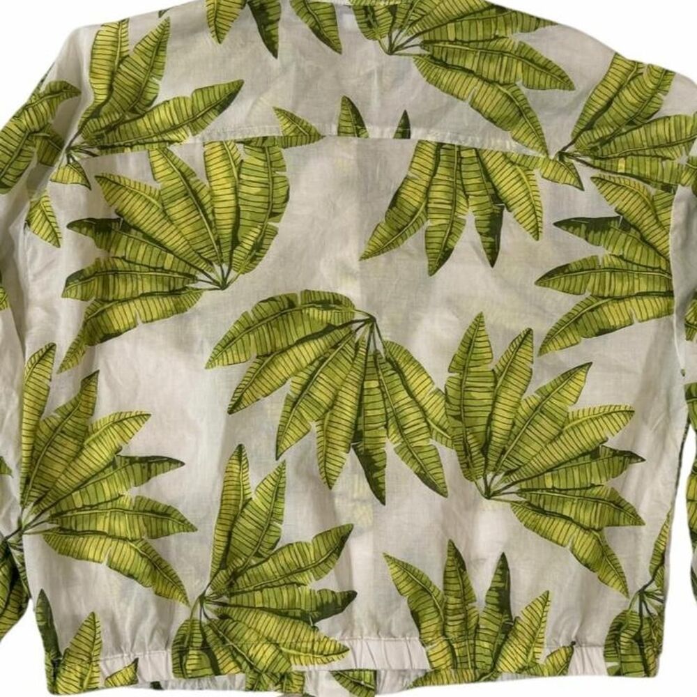 Marc New York green leaf print button up shirt - Picture 2 of 4